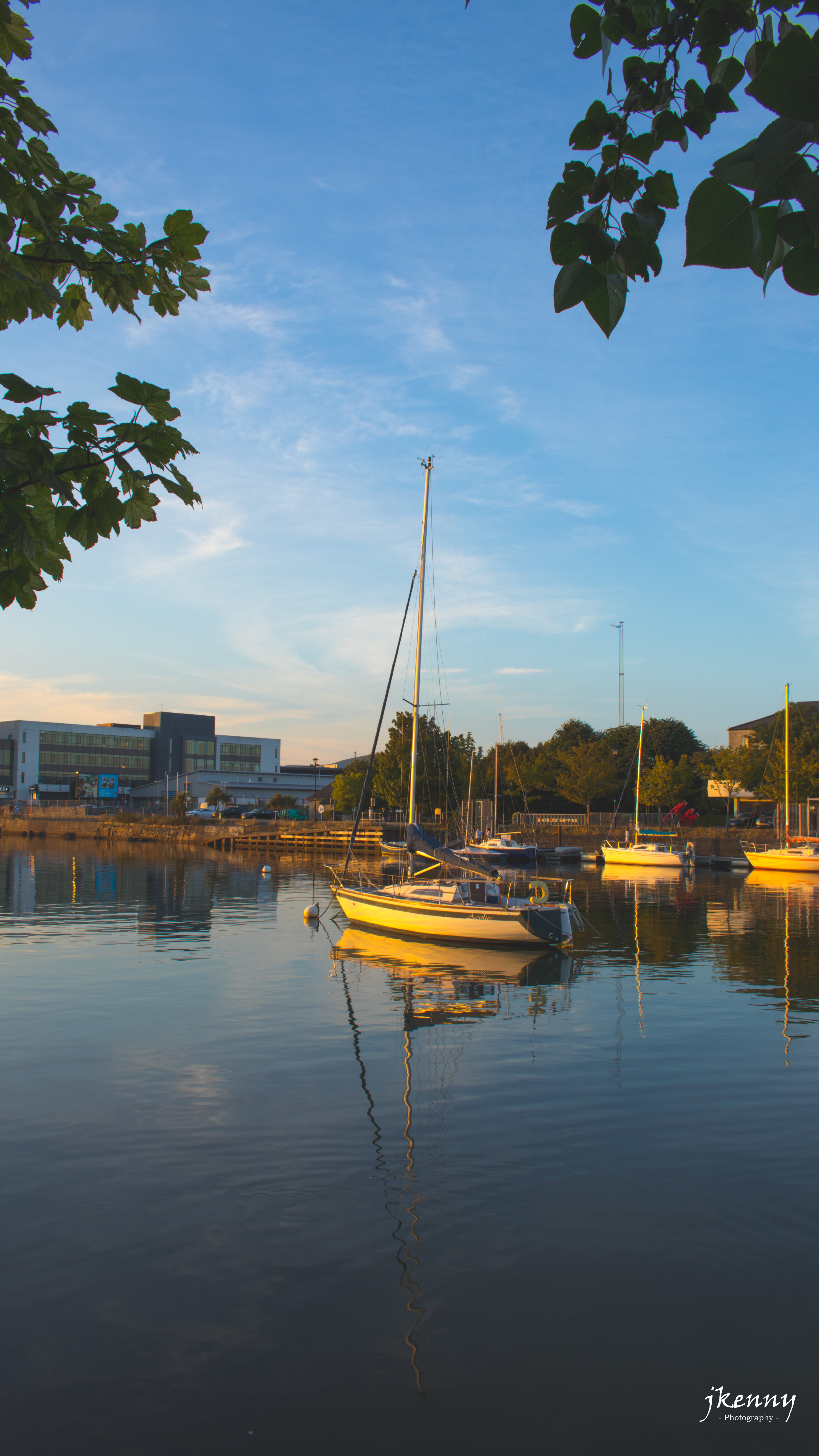 Evening stroll along the river