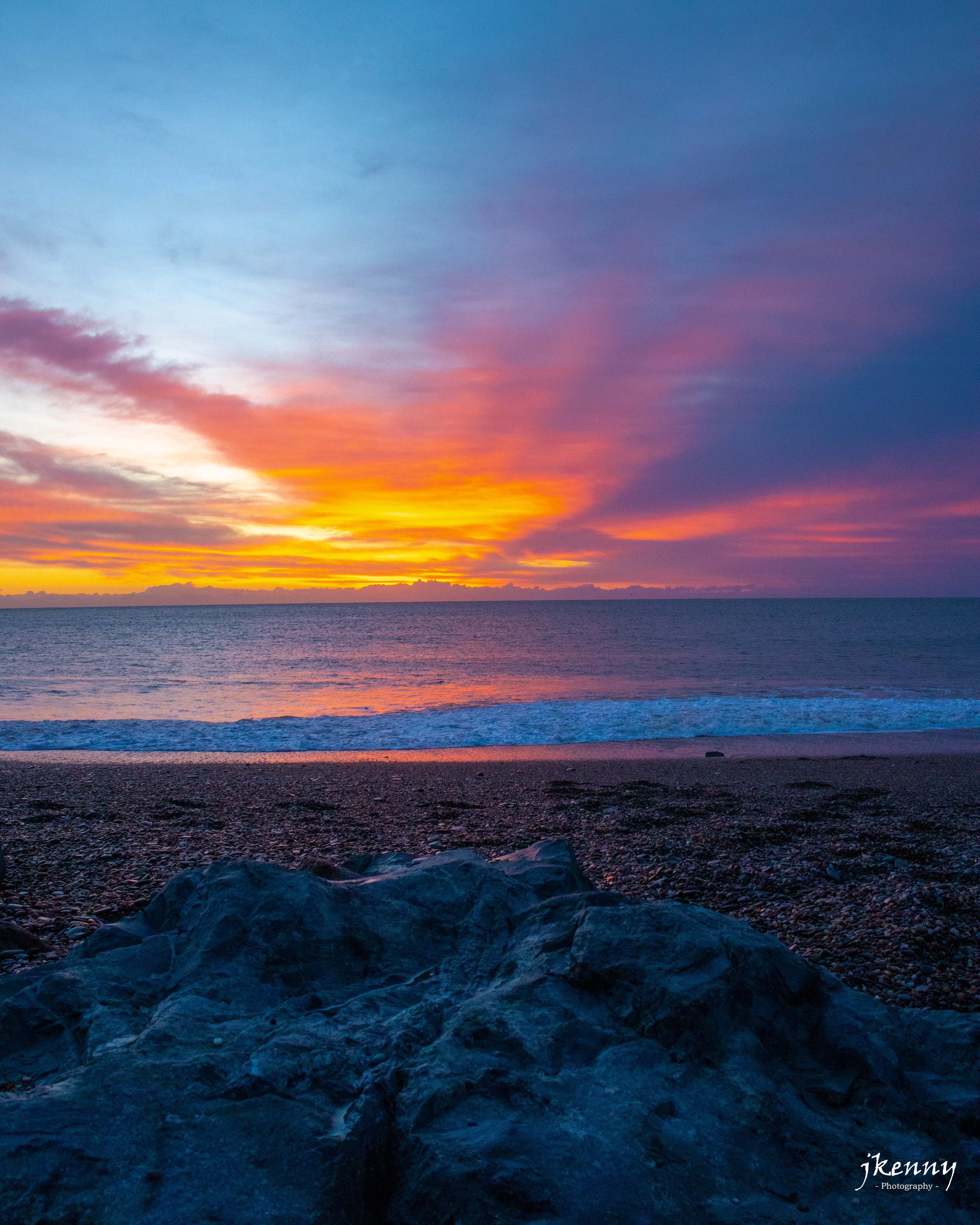 Sunrise from the beach.