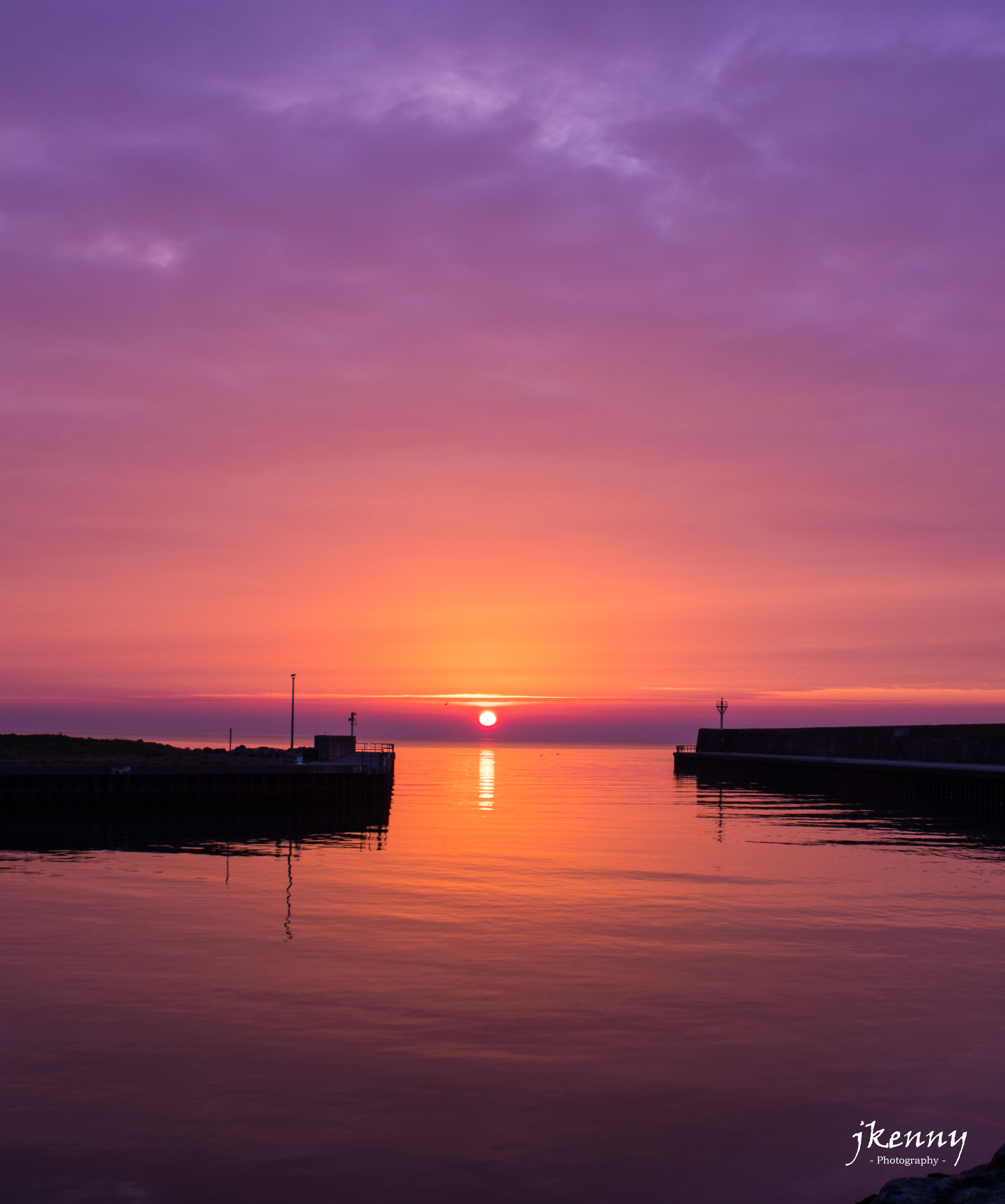 Sunrise over the river.