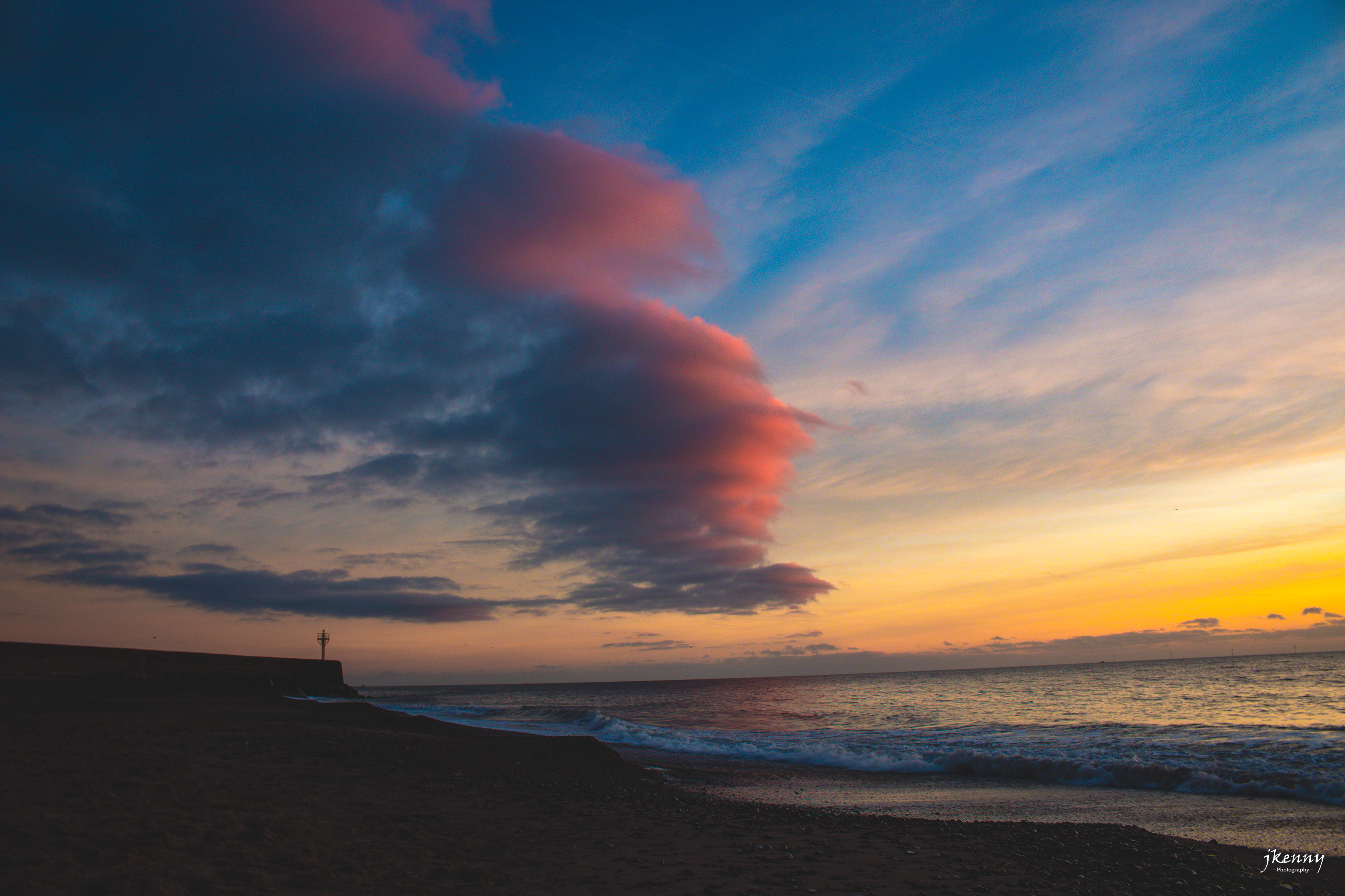 Sunrise from the beach.