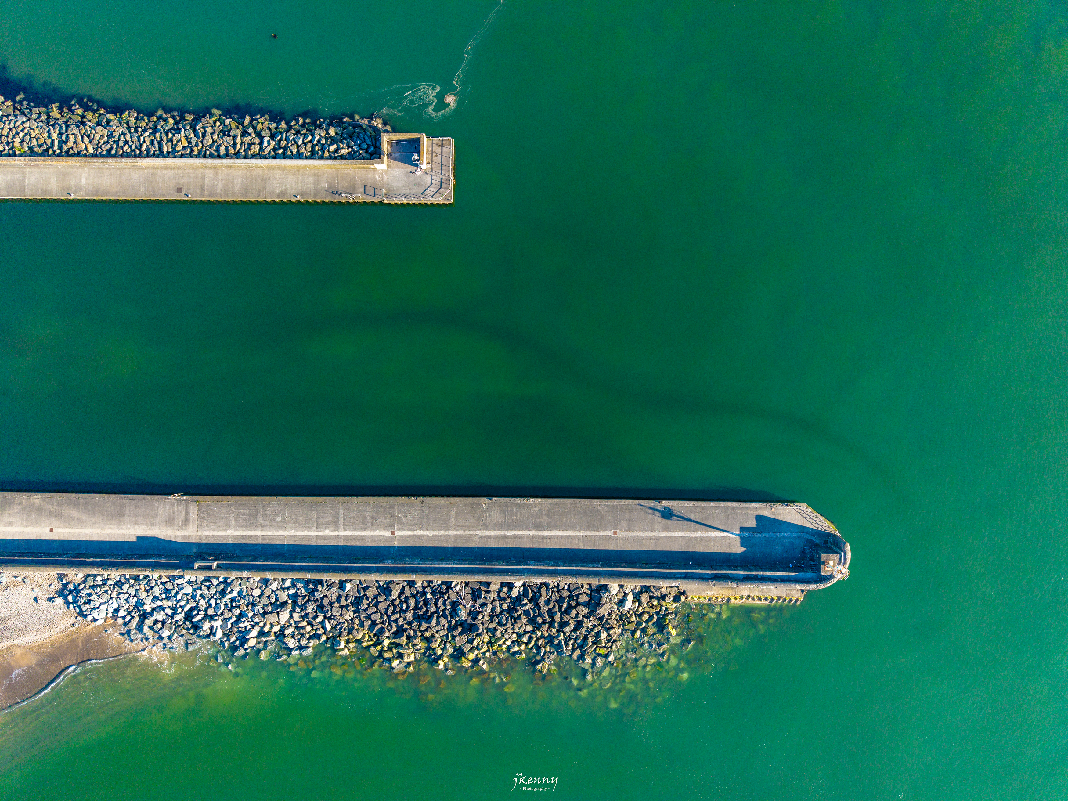 Where the river meets the sea.