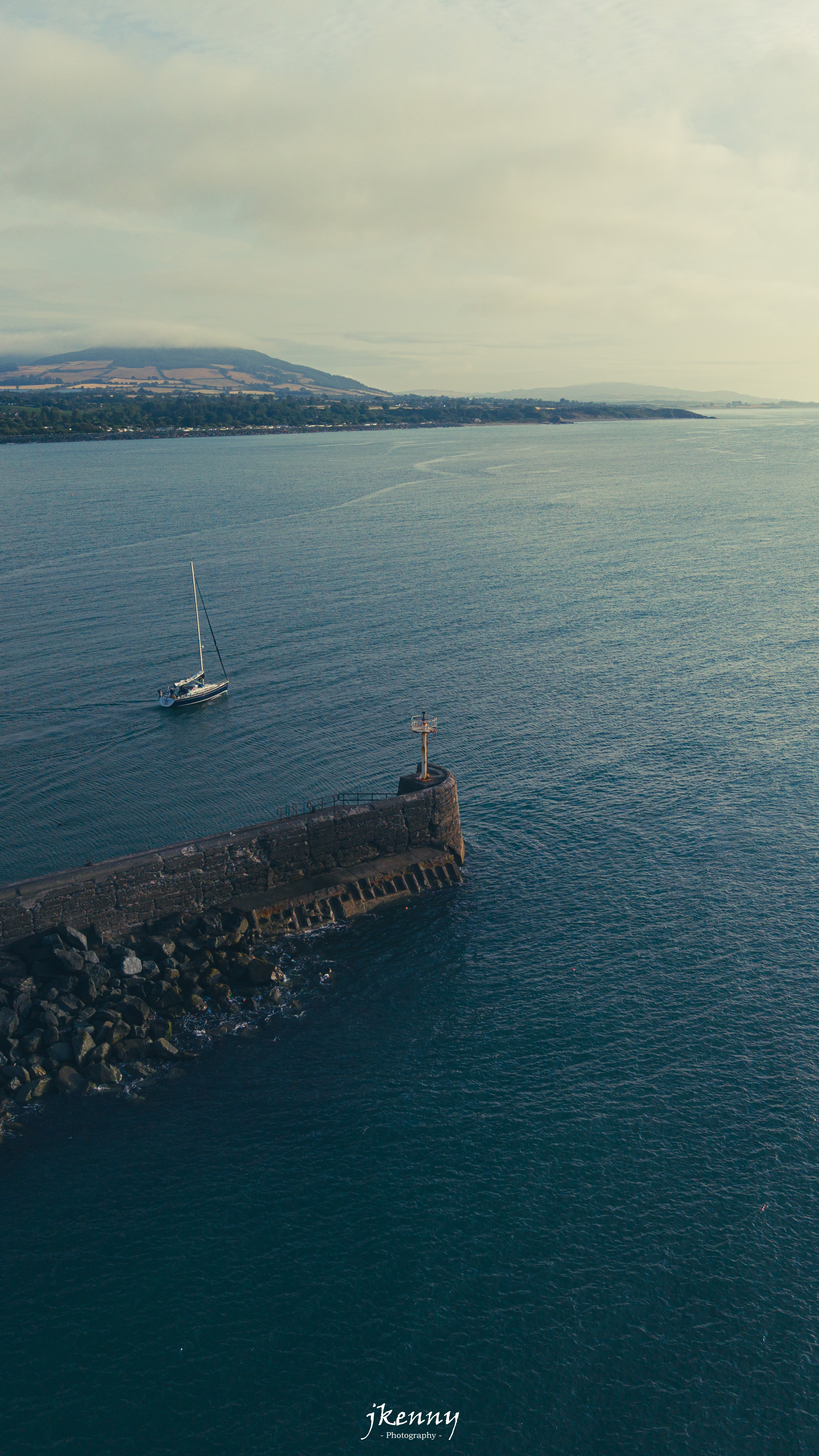 Heading out to sea.